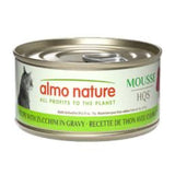 Almo Nature Tuna with Zucchini in Gravy Cat Wet Food Mousse - 24x 70 g