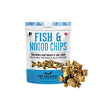 Pet Treatery Fish & Noooo Chips - Premium Dehydrated Cod Skin Treat For Dogs & Cats