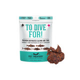 Pet Treatery To Dive For - Premium Dehydrated Protein Wild Salmon & Tuna Treat For Dogs & Cats