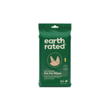 Earth Rated Pet Ear Wipes, Wild Oat Scent - 60 Count