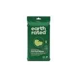 Earth Rated Pet Eye Wipes, Fragrance Free - 60 Count
