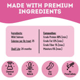 Pet Treatery Wild Thing - Premium Dehydrated Wild Salmon Treat For Dogs & Cats