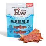 Just Raw Dehydrated Salmon Fillet Dog Treats