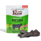 Just Raw Dehydrated Beef Liver Dog Treat-100g