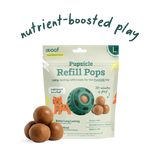 Woof Pupsicle Refill Pops - Peanut Butter and Chicken Recipe