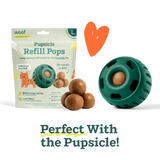 Woof Pupsicle Refill Pops - Peanut Butter and Chicken Recipe