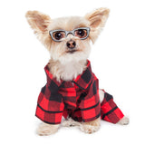 Fabdog Buffalo Check Dog Pajamas