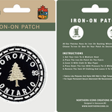 Toronto Iron-on embroidery patch