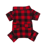Fabdog Buffalo Check Dog Pajamas