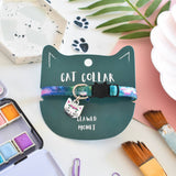 Niaski Clawed Monet Artist Cat Collar