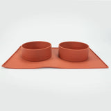 ADC Houndstone & Co. Silicone Pet Food Mat - Terracotta