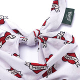 The Paws Love Mom Dog Bandana