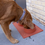 ADC Houndstone & Co. Silicone Pet Food Mat - Terracotta