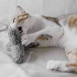 Lambwolf Collective Breuer Squeaky and Crinkle Cat Toy - Concrete